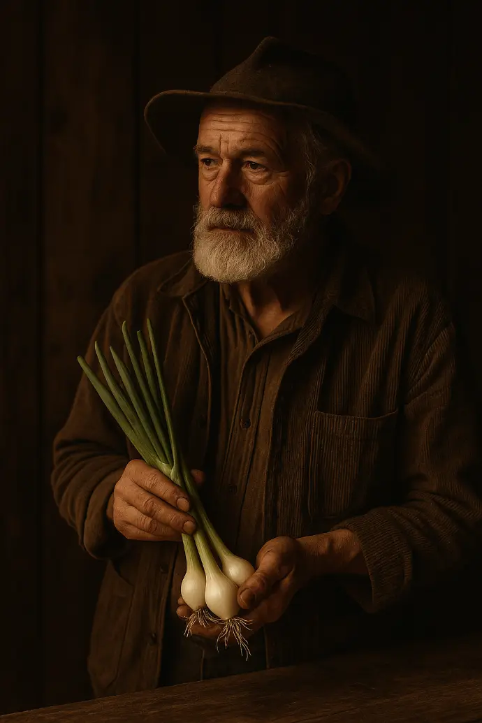 Maraîcher d&#39;oignon de cambray