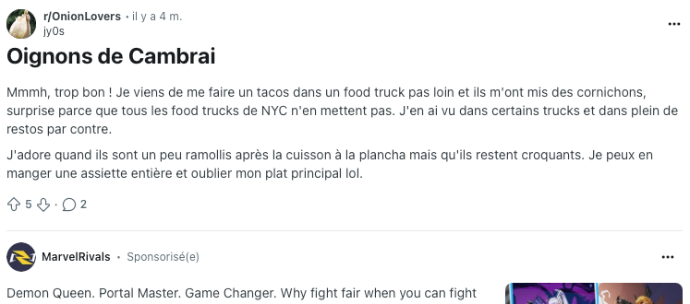 Reddit – &#34;Cambray onions&#34;